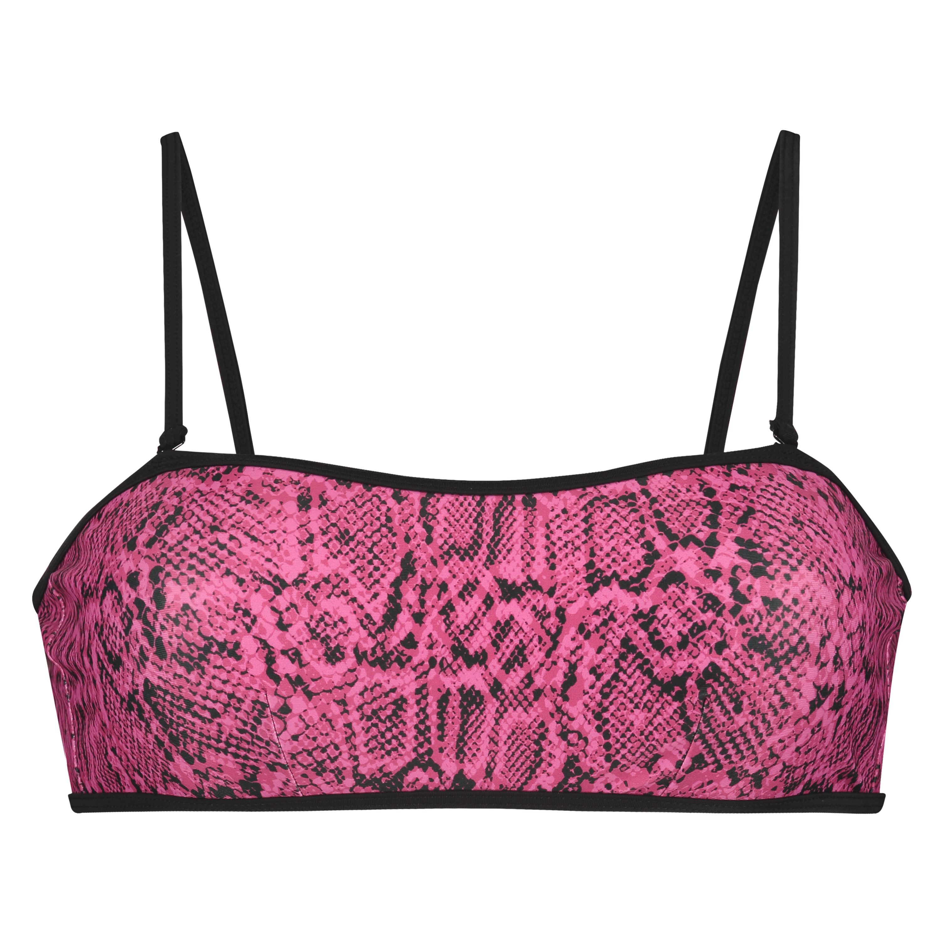 Top de bikini bandeau Haze, Rose, main