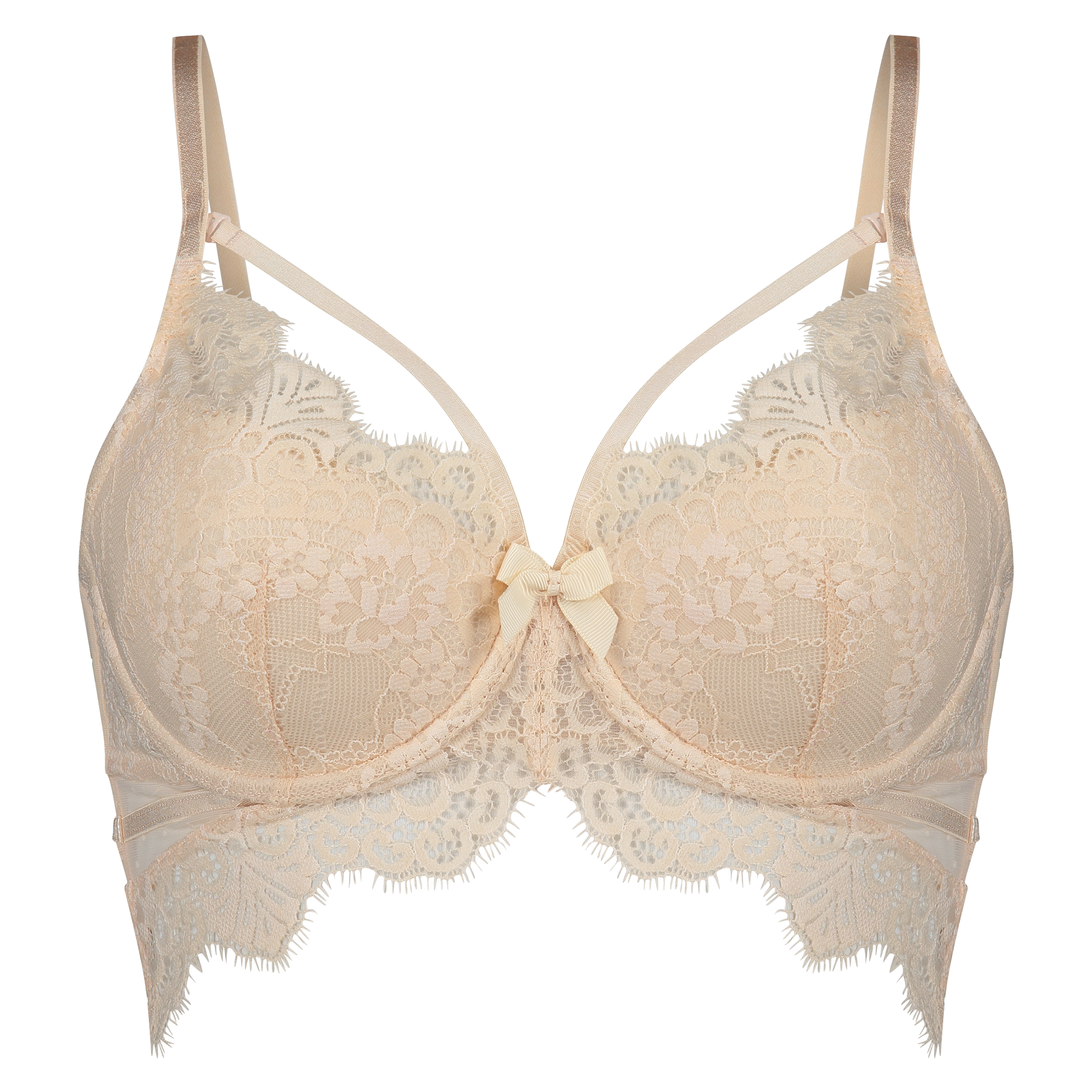 Soutien-gorge &agrave; armatures pr&eacute;form&eacute; longline Marilee, Rose, main