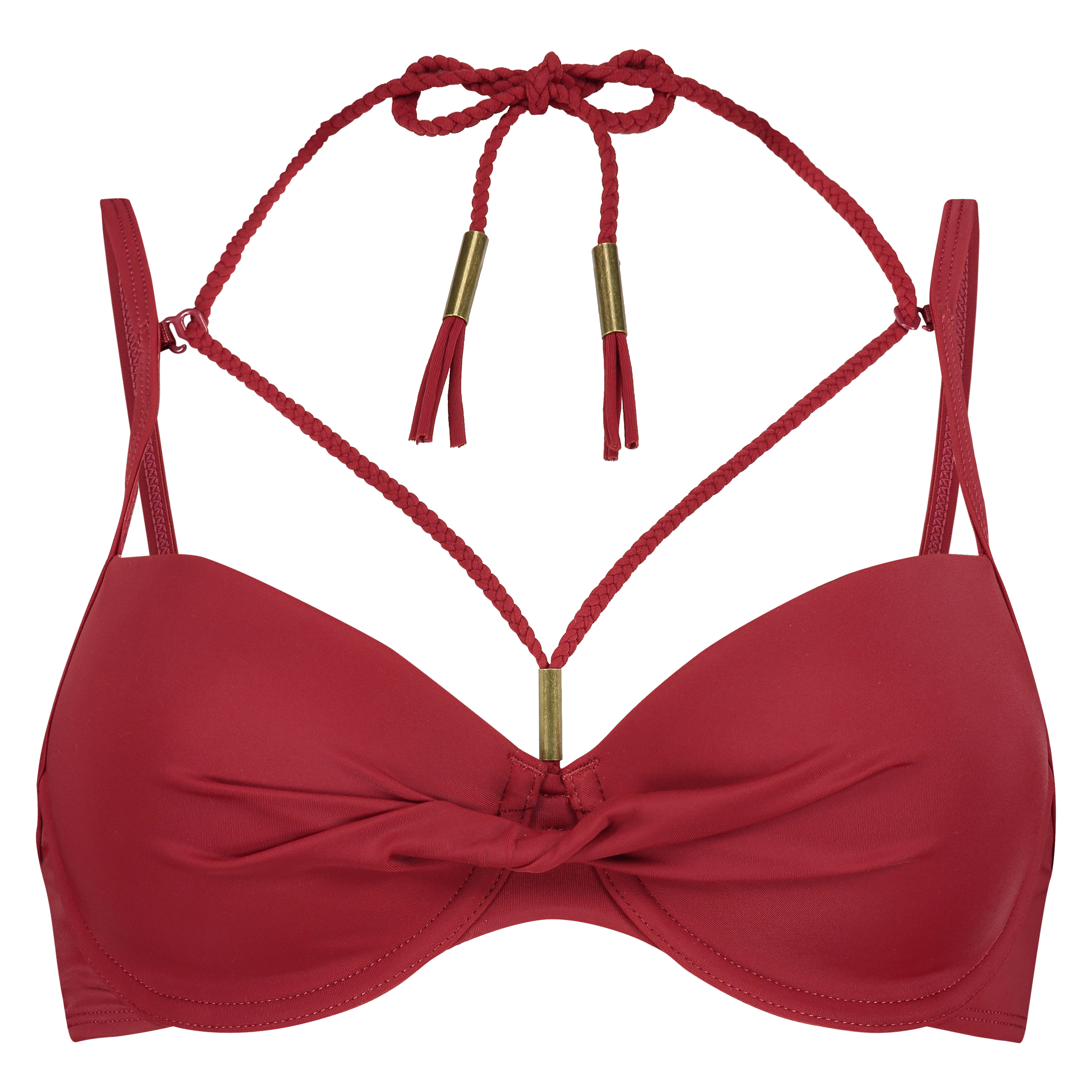 Haut de bikini &agrave; armatures pr&eacute;form&eacute; Sunset Dream, Rouge, main